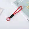 Cordón para Teléfono Móvil Transfronterizo Llavero de Cuerda Trenzada Corta Creativa Cuerda Colgante Desmontable Anti-Pérdida Llavero de Coche Nudado con Bloqueo de Color