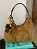 Bolso Pequeño Acolchado con Hilo Vintage para Mujer 2025 Nueva Moda Bolso Cruzado Versátil de Hombro a la Axila Súper Popular