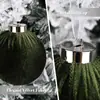 Venta Directa de Fábrica de Adornos de Bola de Tela Navideña, Colgantes de Bola de Terciopelo para Decoración de Árbol de Navidad, Hecho a Medida Según Fotos y Muestras