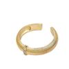 Anillo de explosiones de circonita cepillada de la Edad Media para mujer, anillo liso abierto, apilado, para llevar en nicho, de alta gama, para amantes, venta al por mayor