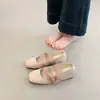 Sapatilhas francesas estilo retrô de balé para mulheres, nova coleção primavera 2026, com salto oculto, perfeitas com vestidos, estilo Mary Jane