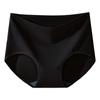 Roupa interior feminina plus size de algodão puro cintura alta apertada cueca feminina sem traços de seda antibacteriana shorts de fundo para meninas