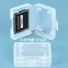 Caja de plástico para tarjetas 2SD, tarjetas XD, caja de accesorios con conector de botón de función para teléfono móvil al por mayor, tarjeta CF, tarjeta TF, caja blanca pequeña