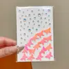 Adesivos Faciais de Borboleta Tridimensionais para Performance Infantil Transfronteiriça Adesivos de Diamante Maquiagem para os Olhos Adesivos Faciais de Diamante Brilhante Acessórios Faciais Adesivos de Diamante
