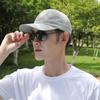 Gorra con Visera de Malla Transpirable de Secado Rápido con Protección Solar para Hombres, Viajes al Aire Libre, Senderismo, Gorra de Pico, Gorra de Béisbol, Parte Superior Suave