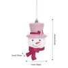 Nuevo Colgante de Árbol de Navidad Transfronterizo Helado Azul Encanto Pequeña Navidad de Caramelo Navideño Tridimensional Reno Adornos