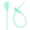 Amarração de Silicone Colorida em Forma de Laço, Tira de Dados Multifuncional, Cordão, Chaveiro, Joia, Pingente de Bolsa, Tira