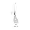 Utensilios de Cocina Plegables de Acero Inoxidable 304 Vajilla para Picnic al Aire Libre Estilo Viaje Camping Conveniente Juego de Espátula y Cuchara Multifuncional