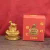 Doze Ornamentos Giratórios de Yuanbao do Zodíaco, Artesanato Atrator de Fortuna, Presentes de Inauguração para Escritório em Casa Atacado