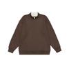Sudadera de punto tejido estilo retro japonés Flyclan, falsa de dos piezas, cuello redondo, para hombre, holgada, casual, Q8929