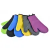 Nove Luvas de Silicone Círculo de Louvor Cozinha Isolamento Térmico Forno de Micro-ondas Assar Luvas de Cinco Dedos Doméstico
