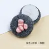 Botón de Hilo de Lana Puro Hecho a Mano Baixi Suéter de Doble Color Abrigo de Lana Crochet Botón Chaqueta Botón Decorativo Accesorios