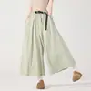 Pantalones de Secado Rápido para Mujer 2026, Frescos y Ligeros, Pantalones Casuales Transpirables, Pantalones tipo falda cropped holgados de pierna ancha con protección solar, Estilo delgado de verano