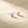 Aretes redondos de plata pura 999 para mujer, aretes de lujo ligero de alta gama, aretes de plata pura estilo dopamina dulces y delicados al por mayor