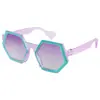Nuevas Gafas de Sol Poligonales de Colores Lindas de Moda Personalidad Niños Tendencia Transfronteriza Europea y Americana Venta al por Mayor