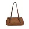 Bolso de Axila para Mujer 2026 Nuevo de Moda Otoño Gama Alta Gamuza Terciopelo Mezcla Bolso de Hombro Único Bolso Retro para Viajar