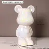 Criativo Fofo Cerâmica Coração Urso Boneca Enfeites Urso Violento Sala de Estar Cofre Armário de Vinhos Decoração de Mesa para Casa