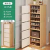 Armário de sapatos para apartamentos pequenos, armário estreito de armazenamento interno multicamadas para a entrada, sapateira de canto para a entrada
