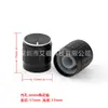 Perilla de Aleación de Aluminio para Ajuste de Volumen de Coche, Eje Floral de 6 mm, Manija Semicircular Tipo D, Tapa de Perilla de Interruptor Potenciómetro Codificador
