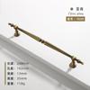 Manijas de bronce para puertas de gabinetes, estilo chino, nuevas y sólidas, para cajones de armarios retro, estilo europeo antiguo, manijas pequeñas para muebles simples.