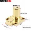 Fechadura de Gaveta Dourada para Mesa de Escritório Fechadura de Móveis em Bronze Fechadura de Armário em Bronze Vermelho Alongada Fechadura de Porta de Armário Fechadura de Arquivo