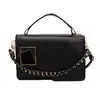 Bolso de Moda para Mujer 2026 Simple Nuevo Llegada Bolso de Mano con Cadena Texturizada Bolso Cuadrado Pequeño Bolso de Hombro Cruzado con Personalidad Elegante