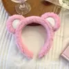 Diadema Especial para el Cabello con Cara de Dibujo Animado para Mujeres 2025 Nueva Diadema de Peluche para el Cabello Maquillaje para el Cabello Pinza para el Cabello Linda Diadema para el Cabello Tocado