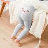 Roupa Externa de Malha de Algodão para Bebês no Verão Novo Estilo Coreano Leggings Infantis Calças Anti-mosquitos de Nove Pontos com Desenho de Bumbum Grande para Bebês