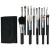 BEIYALI - Juego de 15 brochas de maquillaje, brochas de lana de pelo de animal, brochas para rubor, brochas para sombras de ojos, brochas para corrector, herramientas de reparación