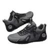 Sapatos Masculinos Transfronteiriços, Novos Sapatos Casuais de Couro com Solado Plano Confortáveis para Calçar Sem Cadarço, Sapatos Masculinos Versáteis Impermeáveis