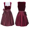 Roupas da Oktoberfest de Munique Vestido Étnico Traje de Palco Fazenda Bávara Pastoral Carnaval Fantasia de Empregada
