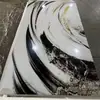 Painéis de Parede Integrados Sem Costura de Luxo Leve, Painéis de Cristal de Carbono com Folheado de Madeira, Painéis de Parede Integrados de Alto Brilho para Animal de Estimação, Painéis UV de Mármore para Projetos de Hotel