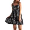 Vestido de falda con tirantes estilo bohemio con estampado de temperamento para mujer, estilo popular de la estación independiente, verano 2022