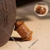 Colgante de Rueda de Oración Tallada de Sándalo Accesorios para Manualidades Pequeñas Artesanías de Madera Partes de Colgante para Pulsera de Cuentas de Oración Budistas