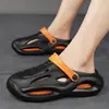 Sandalias Casuales Cerradas Transpirables de Suela Gruesa Perforadas para Pareja, Estilo Nuevo de Verano, Sensación Squishy, Unisex, Cómodas, Antideslizantes