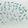 Rhinestones Planos Irregulares Color Azul Lago Nuevas Decoraciones para Uñas de Arte de Uñas de Moda Super Brillantes Rhinestones Mixtos Lujo Ligero