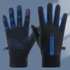 Guantes Gruesos Cálidos de Moda Otoño e Invierno con Cinco Garras para Hombres y Mujeres Guantes a Prueba de Frío con Pantalla Táctil de Cinco Dedos para Exteriores Ciclismo