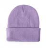 Ebay Novo Chapéu de Tricô Cor Lisa Camada Dupla Cor Fluorescente Chapéu para o Frio Inverno Acolchoado Quente Chapéu de Tricô de Lã Cúpula