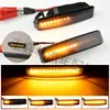 Adecuado para BMW Serie 5 E39 M5 1998-2003 luz amarilla intermitente de flujo de agua luz lateral luz de hoja