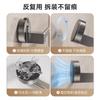 Estante para zapatillas con ventosa para baño, sin perforaciones, para almacenamiento de zapatos, artefacto de almacenamiento para escurrir, estante para colgar en la pared del inodoro.