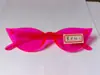 Gafas de Sol Transfronterizas 2026 Estilo Europeo y Americano Gafas de Sol Cat-Eye Únicas Color Caramelo Estilo Callejero Gafas de Sol Cat-Eye Irregulares Europeas y Americanas