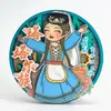 Imanes de Nevera Étnicos Tártaros, Tendencia Nacional Cultural Étnica y Souvenirs Creativos de Turismo, Imanes de Nevera de Madera de Dibujos Animados