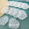 Molde de Arte para Uñas de Dibujos Animados al por Mayor Silicona de Alta Transparencia No se Pone Blanco Molde para Uñas de Epoxi Flor de Tulipán Lazo