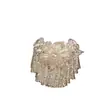 Flor de Luz de Luna Diamante Campana Plateada Pasador Étnico Miao Estilo Chino Nuevo Retro Pinza Lateral Pinza de Pato Accesorio de Alta Gama