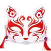 Máscara de Zorro Pluma Luminosa Media Cara Cara de Gato para Hombres, Mujeres, Niños Fiesta Baile Halloween Suministros para Actuación Metabo