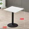 Mesa de Ocio Pequeña para Balcón de Apartamento Mesa para Cafetería de Té con Leche Mesa Cuadrada de Ocio Mesa de Espera para Negociación Mesa de Centro