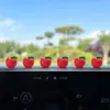 Novo Ping an Fruta Maçã Fruta Simulada Enfeite de Carro Fofo Console Central Tela do Carro Decoração de Natal