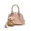 Bolsa de Concha Manual Estilo Retrô de Nicho Coreano Costura em Cor Contrastante Elegante Versátil Textura de Alta Qualidade Bolsa Transversal para o Dia a Dia para Mulheres