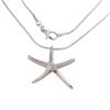 Colar feminino estilo estrela do mar tridimensional, novo estilo, design simples e requintado, moda diária, combinando com corrente de clavícula de alta qualidade