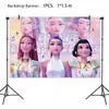 Transfronterizo Nuevo Más Vendido Tema de Bruja Cazadora Pop Grupo Suministros para Fiesta de Cumpleaños Set Vajilla Servilleta Mantel Decoración
